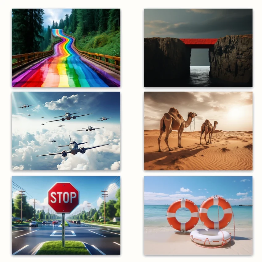 Metaphorical associative cards “Paths to the Goal” — sample cards, 1