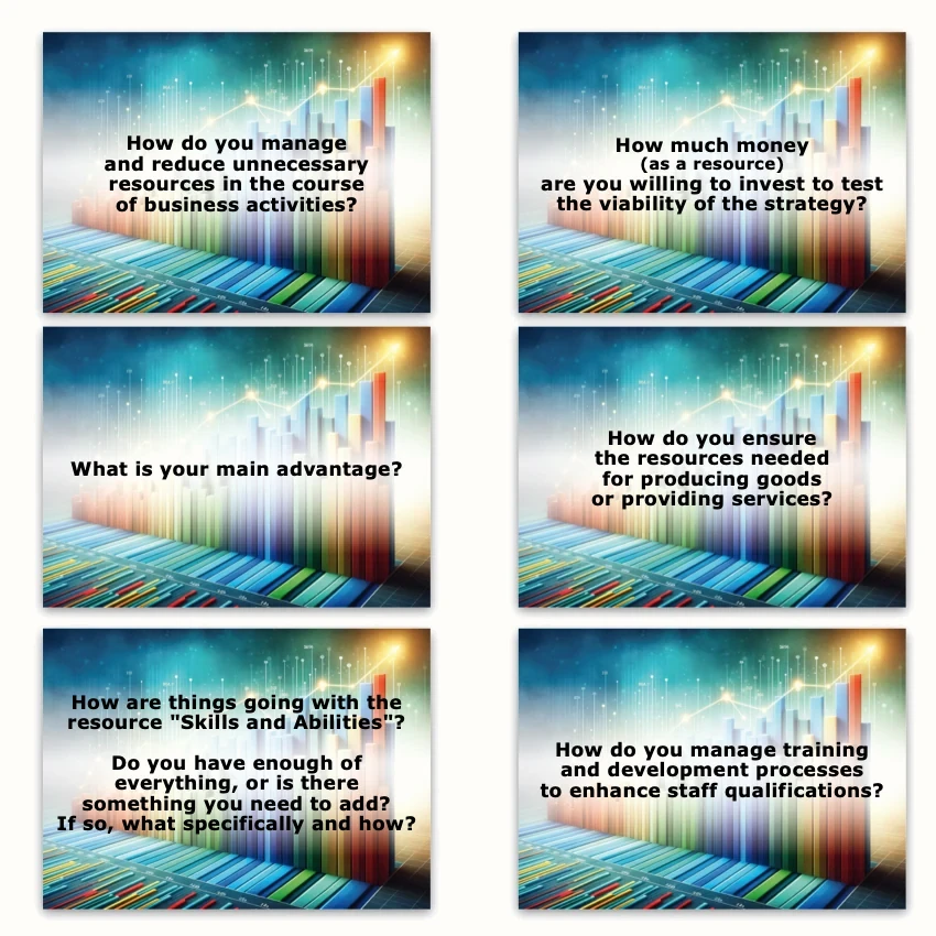 Metaphorical associative cards “Resource Analysis” — sample cards, 2