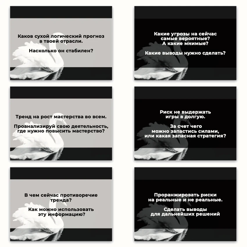 Метафорические ассоциативные карты «Бизнес-прогнозы, тренды и риски» — примеры карт, 2