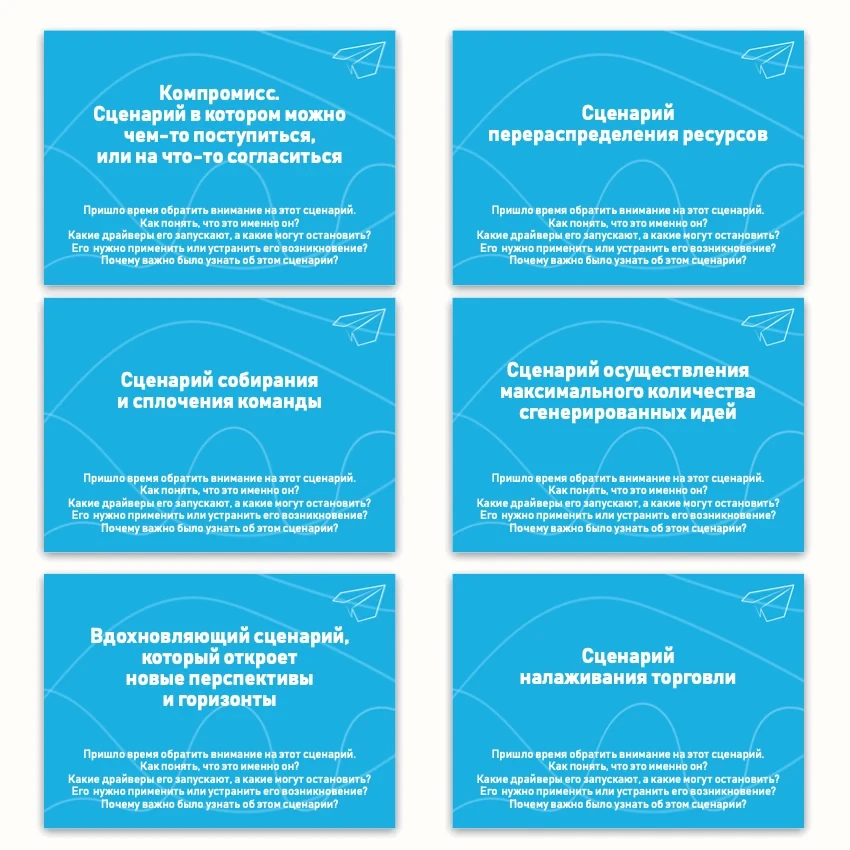 Метафорические ассоциативные карты «Сценарии развития бизнеса» — примеры карт, 2