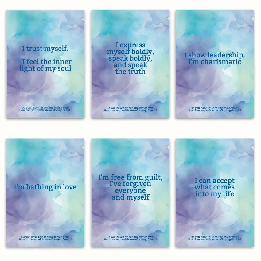 Metaphorical associative cards “Inner Girl Beliefs Part 2 — 