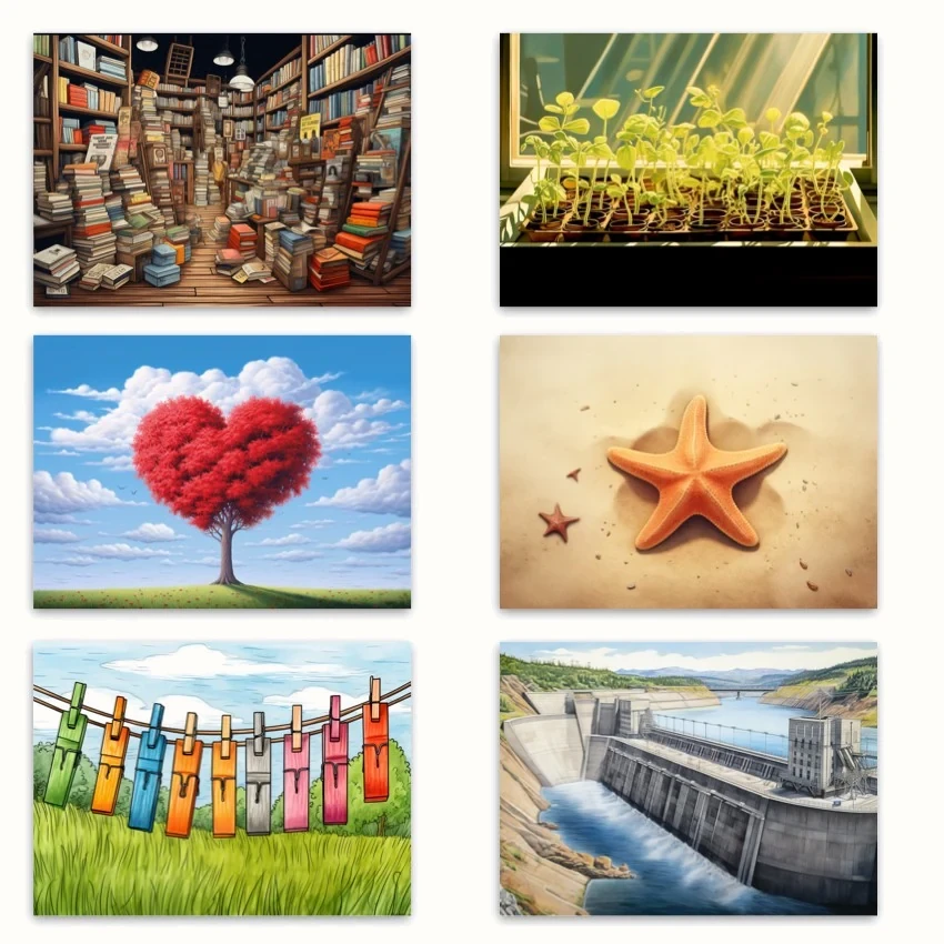 Metaphorical associative cards “Pillars of the Inner Child” — sample cards, 1