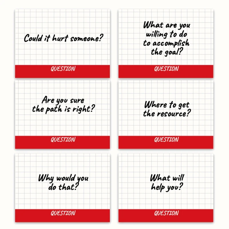 Metaphorical associative cards “Questions & Answers” — sample cards, 4