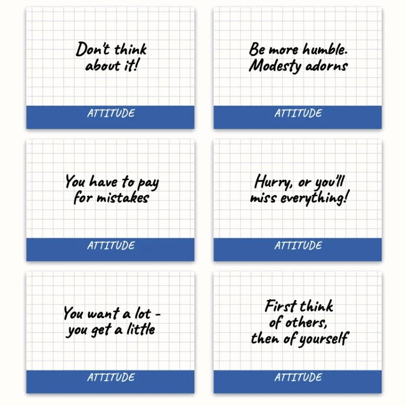 Metaphorical associative cards “Life Scenarios, Patterns & Attitudes” — sample cards, 4