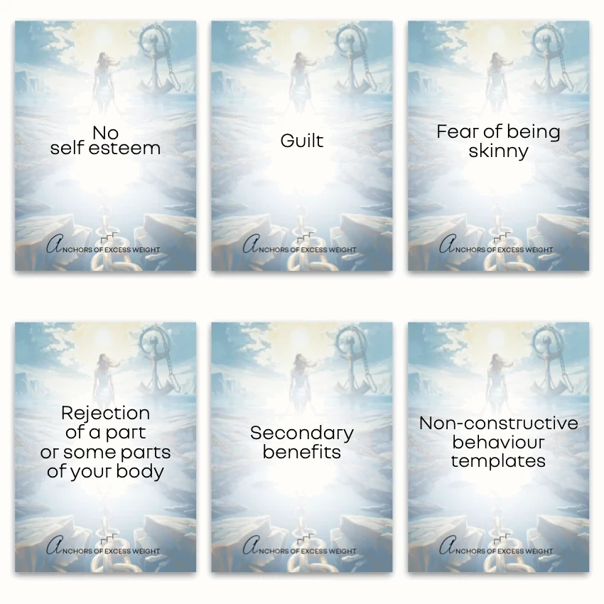 Anchors of Excess Weight — sample cards
