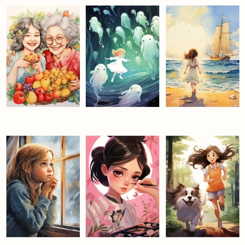 Metaphorical associative cards “The Girl Within Me” — sample cards, 1